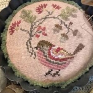 Chubby Bird by Jeanette Douglas Designs Counted Cross Stitch Pattern/Chart