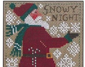 Korsstygnsmönster/diagram för Schooler Santa 2023 av Prairie Schooler