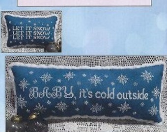 Baby It's Cold Outside by Vintage Needlearts Counted Cross Stitch Pattern/Chart