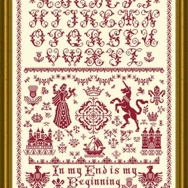 Mary Queen of Scots by Papillon Creations Counted Cross Stitch Pattern/Chart