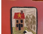 Simple Saltbox by Sew Cherished Punch Needle Pattern