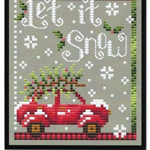 Let it Snow by Shannon Christine Counted Cross Stitch Pattern/Chart