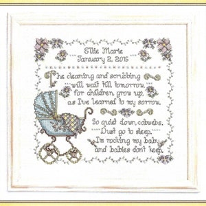Babies Don&#39;t Keep by Shannon Christine Counted Cross Stitch Pattern/Chart
