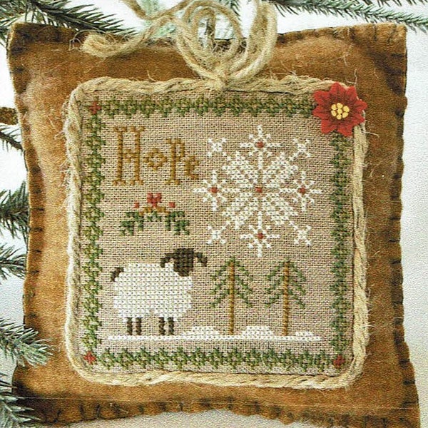 Hope - Little Sheep Virtues door Little House Needleworks Geteld kruissteekpatroon/grafiek