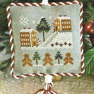 Lebkuchendorf von Little House Needleworks Kreuzstichmuster / Kreuzstichvorlage