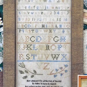 Pleasant Sampler by Hello From Liz Mathews Cross Stitch Pattern/Chart