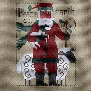 2019 Schooler Santa by Prairie Schooler Counted Cross Stitch Pattern/Chart