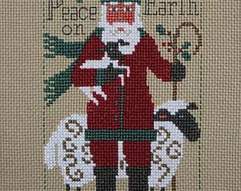 2019 Schooler Santa by Prairie Schooler Counted Cross Stitch Pattern/Chart