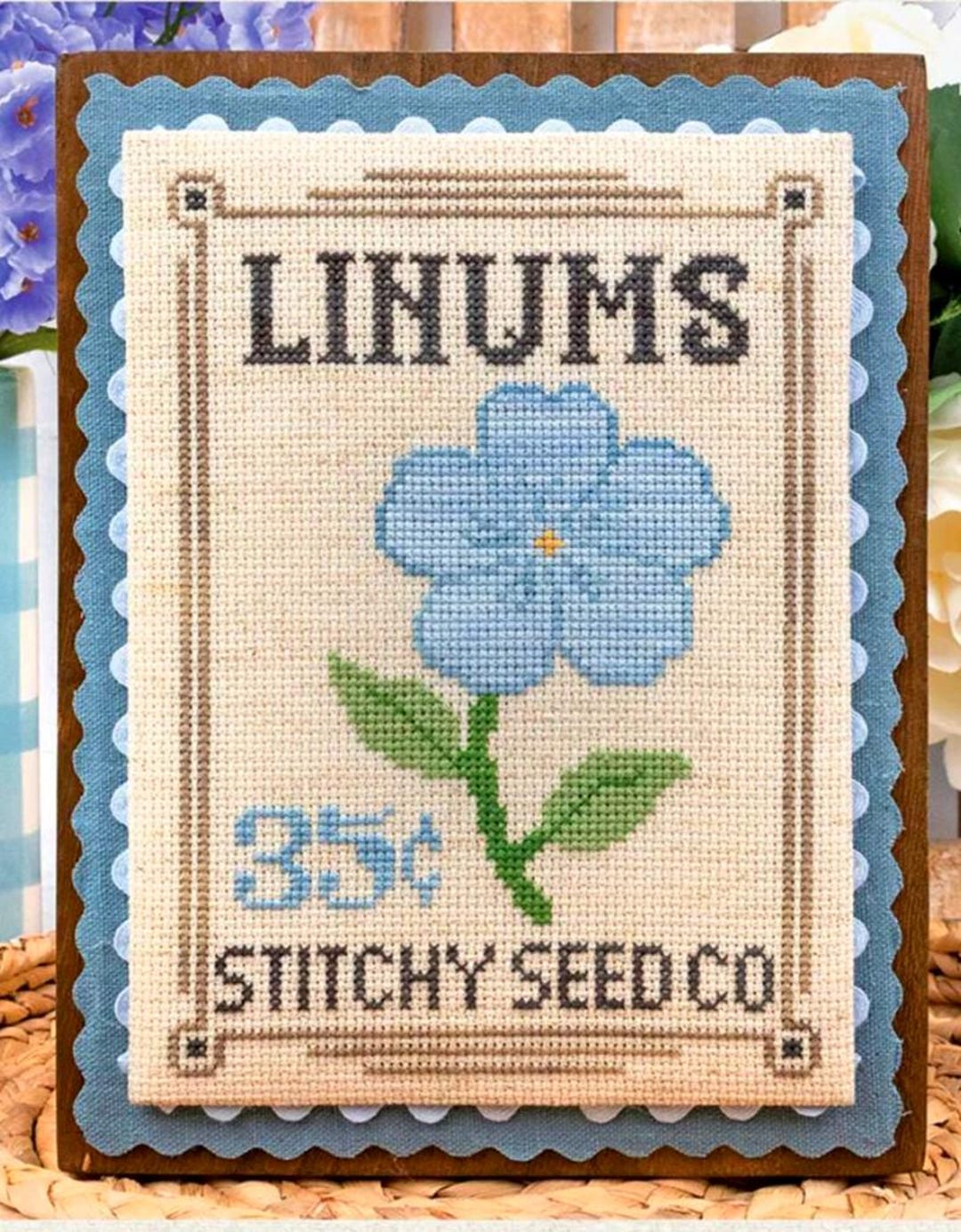 Stitch Packet Linums Seed Packet by It's Sew Emma Counted Cross Stitch Pattern/chart ...