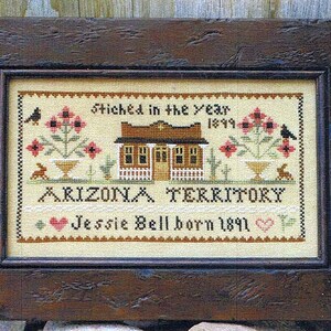 Jessie Bell, Arizona Territory by Little House Needleworks Counted Cross Stitch Pattern/Chart