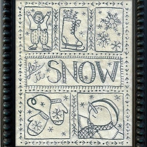 Snow Sampler by Kathy Schmitz Needlework Pattern