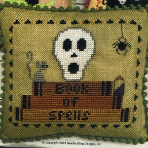25% OFF Book of Spells by Needle Bling Counted Cross Stitch Pattern/Chart