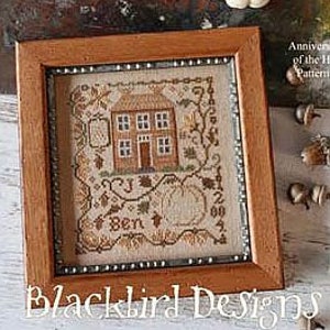 Kürbis Bauernhof von Blackbird Designs Kreuzstichmuster / Kreuzstichvorlage