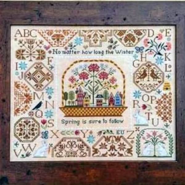Spring Quaker by Lila's Studio Counted Cross Stitch Pattern/Chart