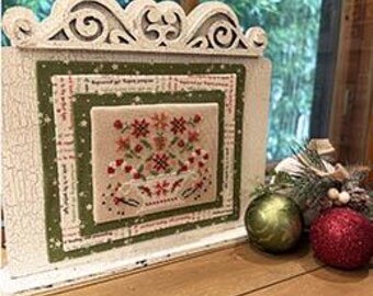 Basket Of Blooms Christmas by Anabella's Counted Cross Stitch Pattern/Chart