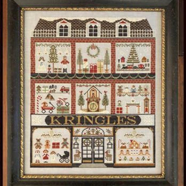 Grille/grille de point de croix au point de croix Kringles by Little House Needleworks