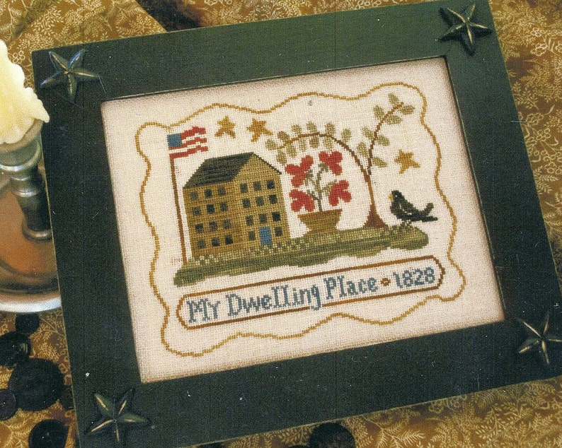 My Dwelling by Little House Needleworks Counted Cross Stitch Etsy