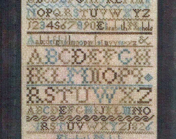 Elisabeth Nichols 1826 Reproduction Sampler by Lucy Beam - Etsy