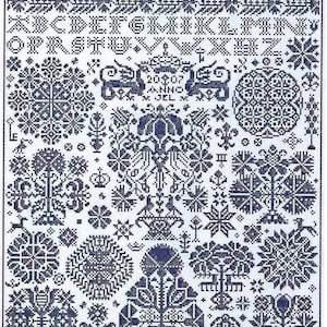 Opus II by Long Dog Samplers Counted Cross Stitch Pattern/Chart