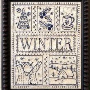 Winter Sampler by Kathy Schmitz Needlework Pattern
