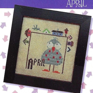 Joyful Journal-april by Heart in hand geteld kruissteekpatroon/-tabel