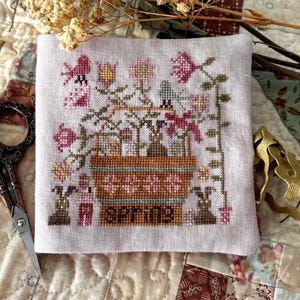 Schokoladen Bunnies Pattern von Pansy Patch Quilts and Stitchery Kreuzstichmuster