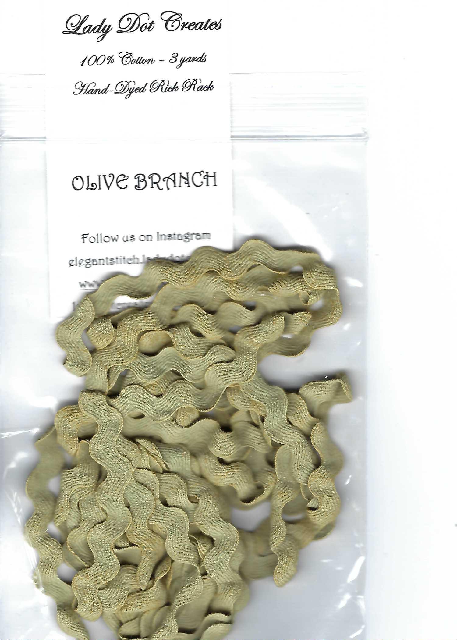 Olive Branch - Lady Dot 100% Cotton 1/2