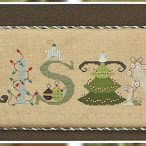 Christmas by The Cricket Collection geteld kruissteekpatroon/-tabel