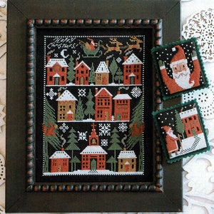 Happy Christmas by Prairie Schooler Counted Cross Stitch Pattern/Chart
