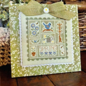 Bits And Pieces of Spring by Little House Needleworks Counted Cross Stitch Pattern/Chart