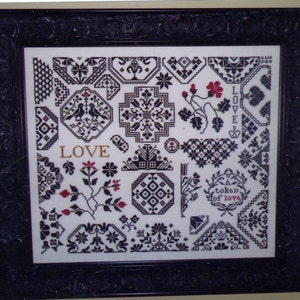 Love Quaker Style by AuryTM Counted Cross Stitch Pattern/Chart