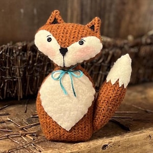 Foxy Pin Keep PATTERN to sew (not a finished product) by Cottonwood Creations