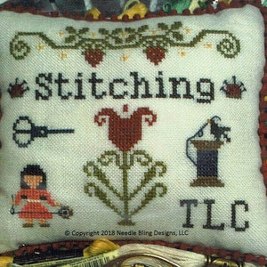 Clearance Stitching by Needle Bling Counted Cross Stitch Pattern/Chart