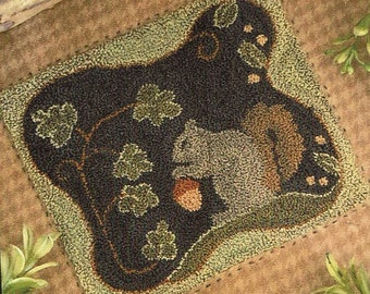 Nutty Buddy by Little House Needlework Punch Needle Pattern