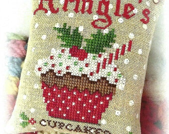 Kringle's Cupcakes by Sugar Stitches Design Counted Cross Stitch Pattern/Chart