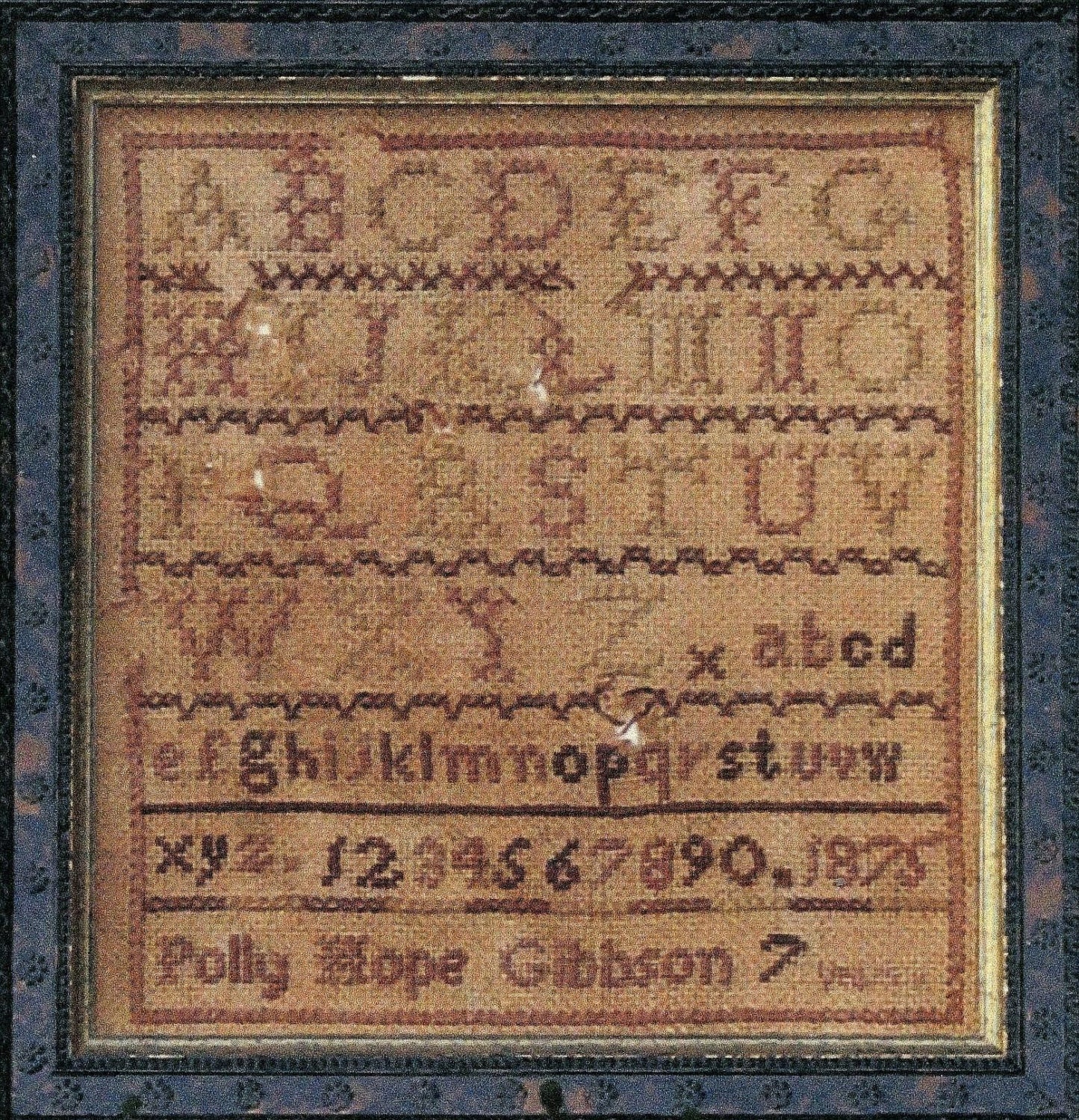 Antique Sampler Kit Stamped - Etsy
