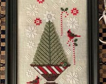 Patrón/diagrama de punto de cruz contado Wintergreen de Stitches By Ethel