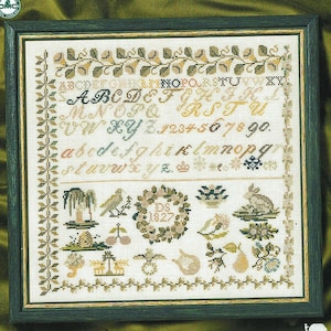 Sampler 1827 by Permin Counted Cross Stitch Pattern/Chart