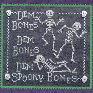Dem Bones! by Waxing Moon Counted Cross Stitch Pattern/Chart
