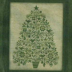 Oh Christmas Tree by All Through the Night Counted Cross Stitch Pattern/Chart