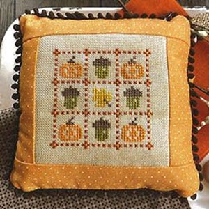 November Nine Patch by Primrose Cottage Counted Cross Stitch Pattern/Chart