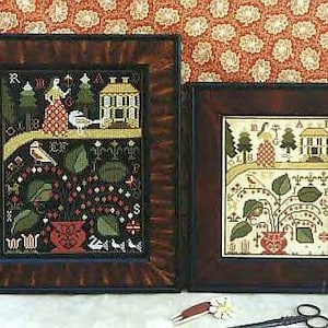 Miss Lila’s House by Carriage House Samplings Counted Cross Stitch Pattern/Chart