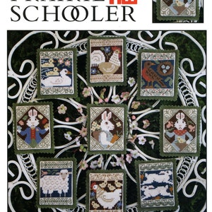 Señales de primavera por Prairie Schooler - Patrón/Gráfico de punto de cruz contado