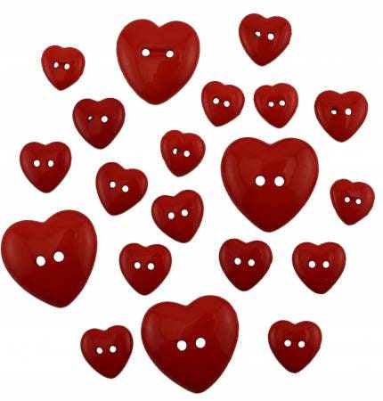 40pcs Corduroy Heart Shape Buttons Clothes Covered Flat Back DIY Decoration  Buttons (Random Mixed Color)
