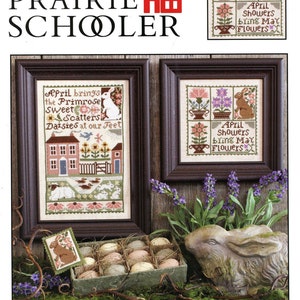 April by Prairie Schooler Counted Cross Stitch Pattern/Chart