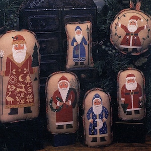 Old St Nick by Prairie Schooler Counted Cross Stitch Pattern/Chart