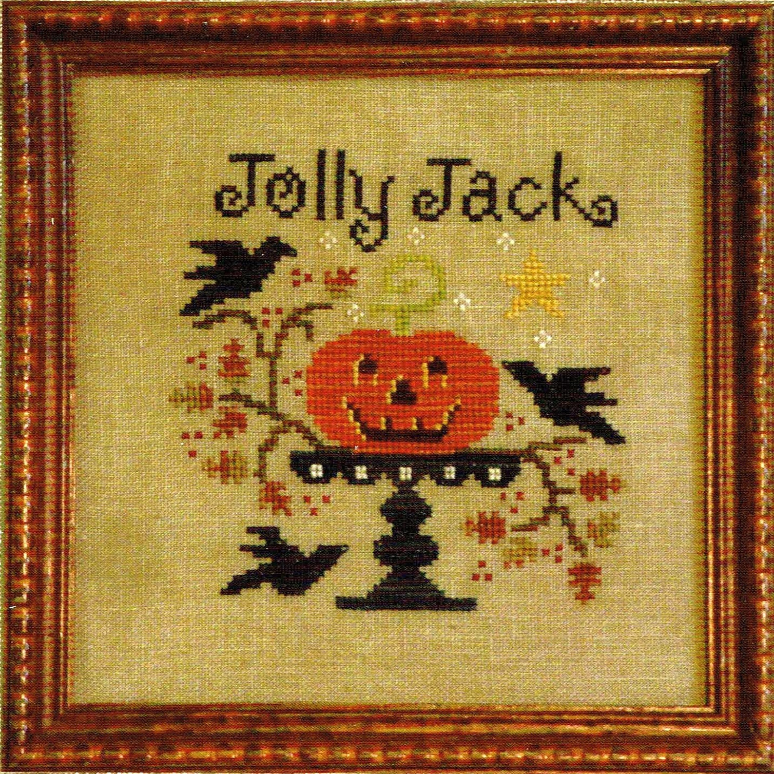 Jolly Jack by All Through the Night Counted Cross Stitch Pattern/chart