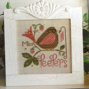 Miss Peepers by Little House Needleworks Counted Cross Stitch Pattern/Chart
