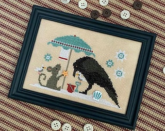 Shore is Fun de Stitches By Ethel - Patrón/Gráfico de punto de cruz contado