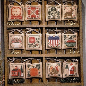 Prairie Year by Prairie Schooler Counted Cross Stitch Pattern/Chart